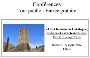 Journées du patrimoine: «L’art Roman en Catalogne, histoire et caractéristiques» (2017)