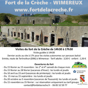Visite du fort de la Crèche (2017)