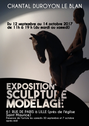 Modelage Sculpture de Chantal DUROYON LE BLAN (2017)