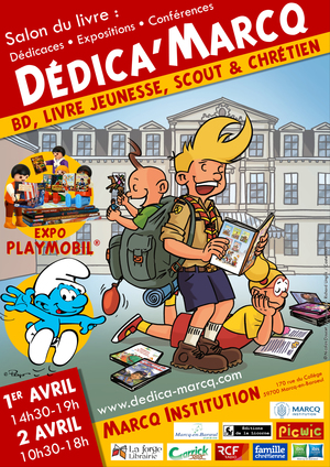 Festival Dédica'Marcq : salon du livre, expos Playmobil (2017)