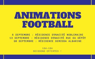 Permanence en Pieds d'Immeubles - Animations Football