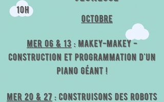 Ateliers numériques Octobre - enfants 6-9 ans